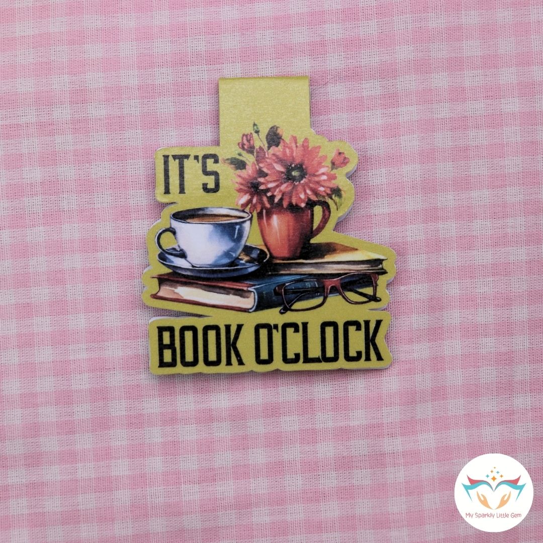 It's Book O'Clock Magnetic Bookmark