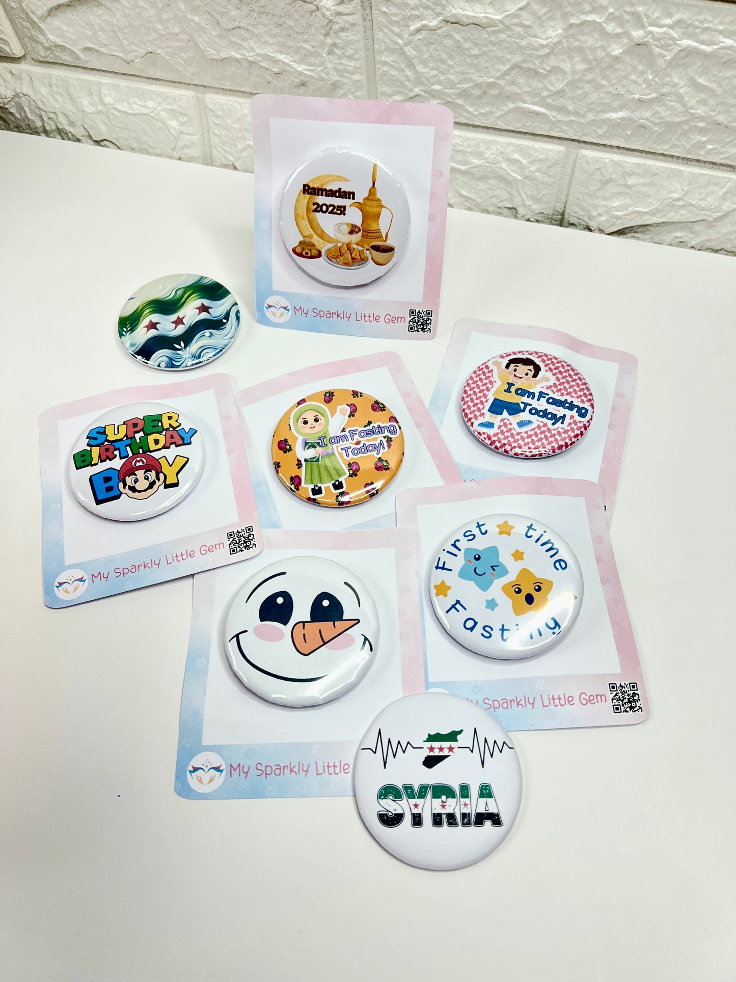 Large Button Badge Pin( 58mm )