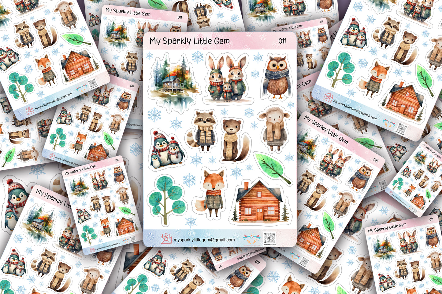 Winter Woods Sticker Sheet