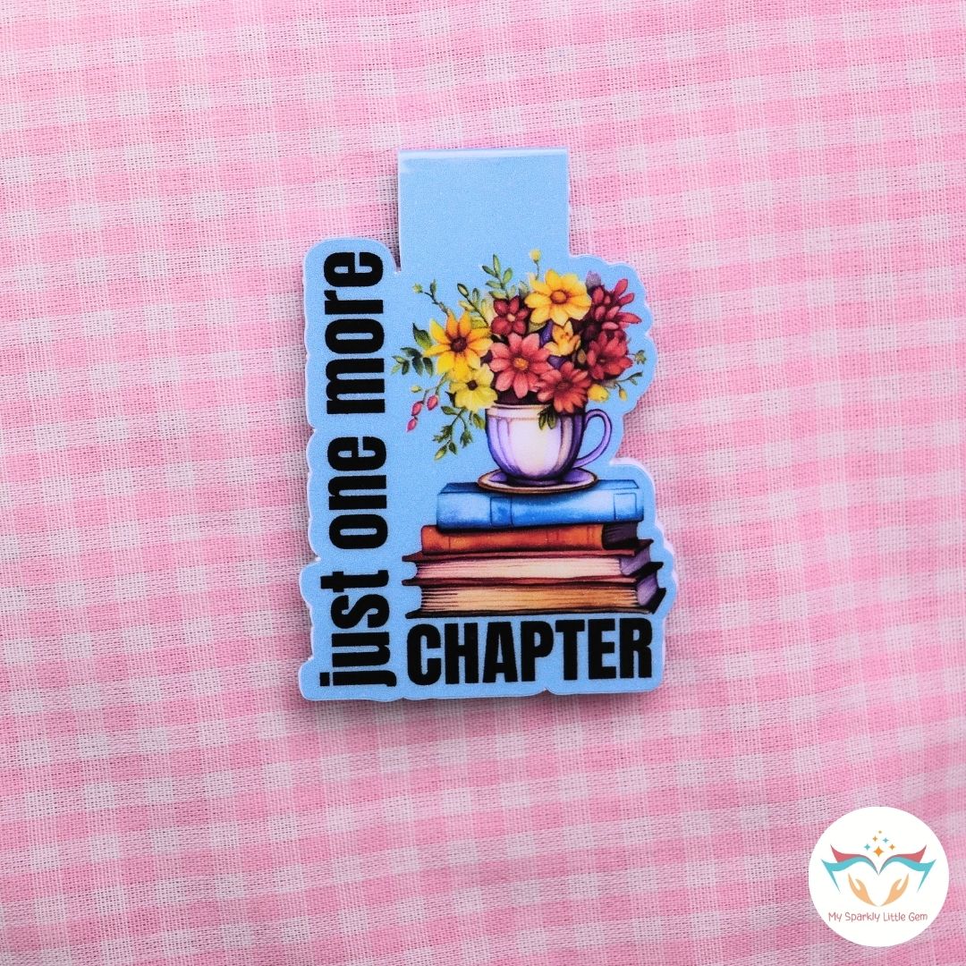 Just One More Chapter Magnetic Bookmark