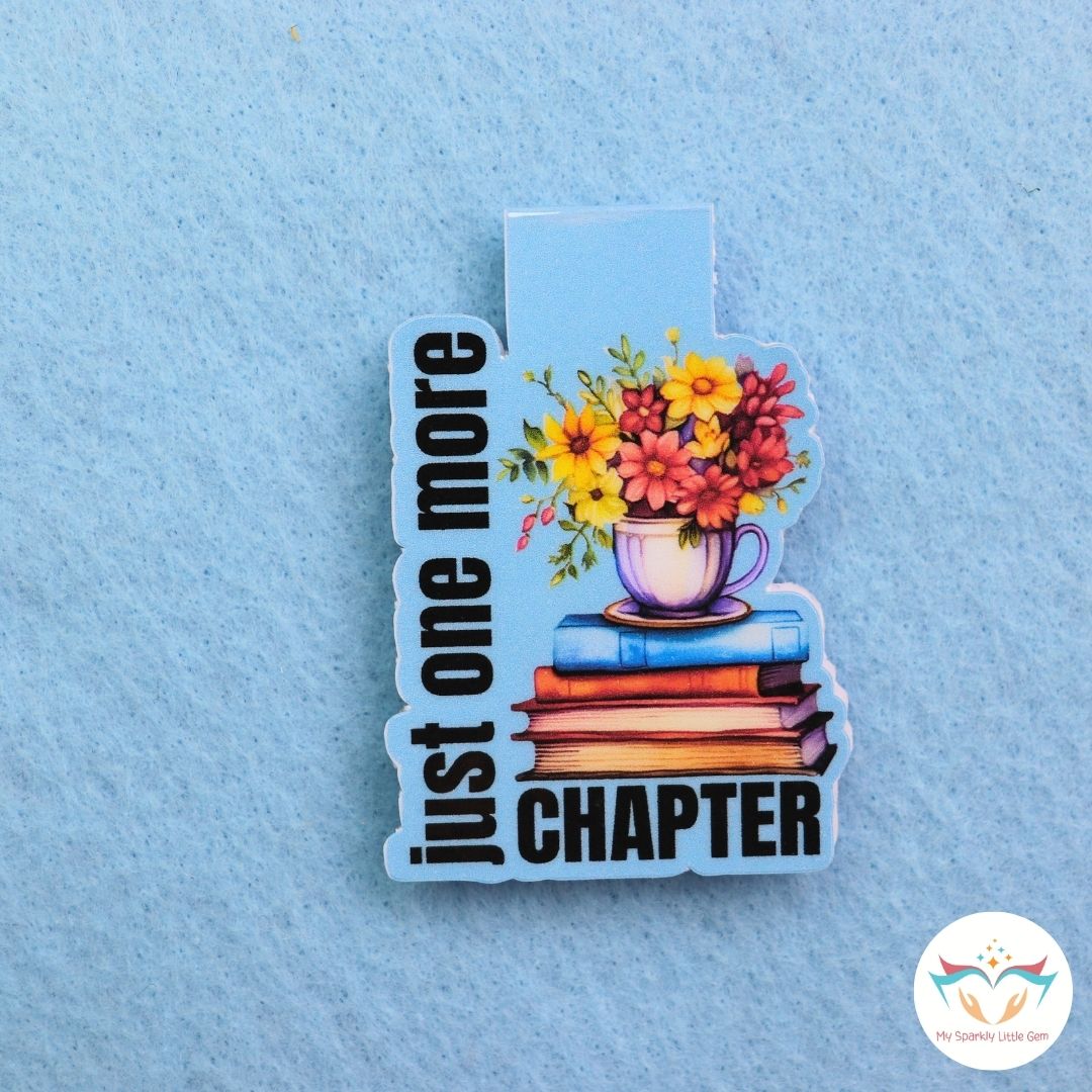 Just One More Chapter Magnetic Bookmark