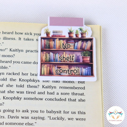 No Shelf Control Magnetic Bookmark