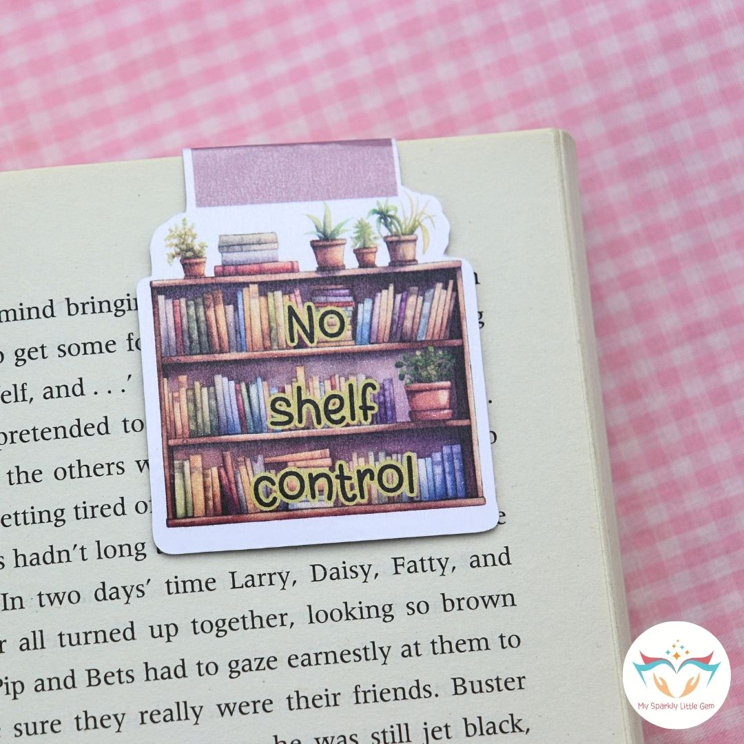 No Shelf Control Magnetic Bookmark