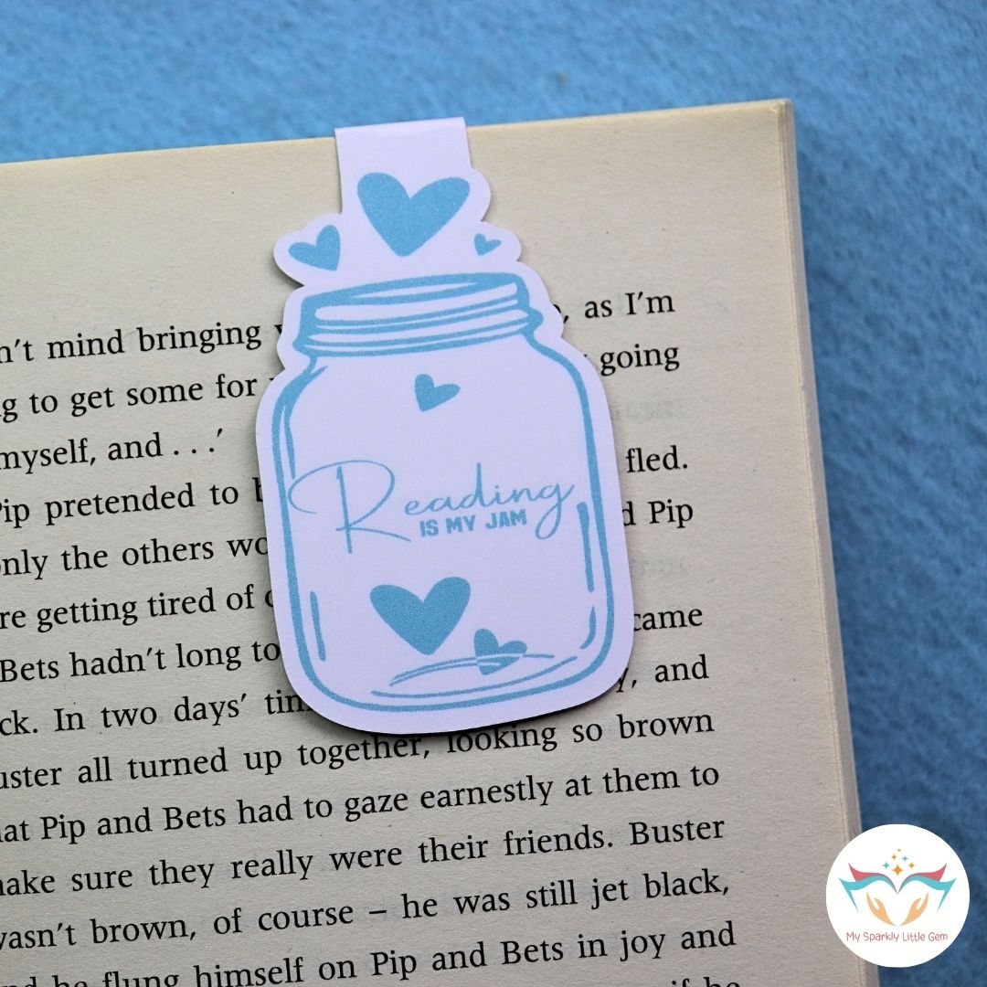 Reading is My Jam Magnetic Bookmark