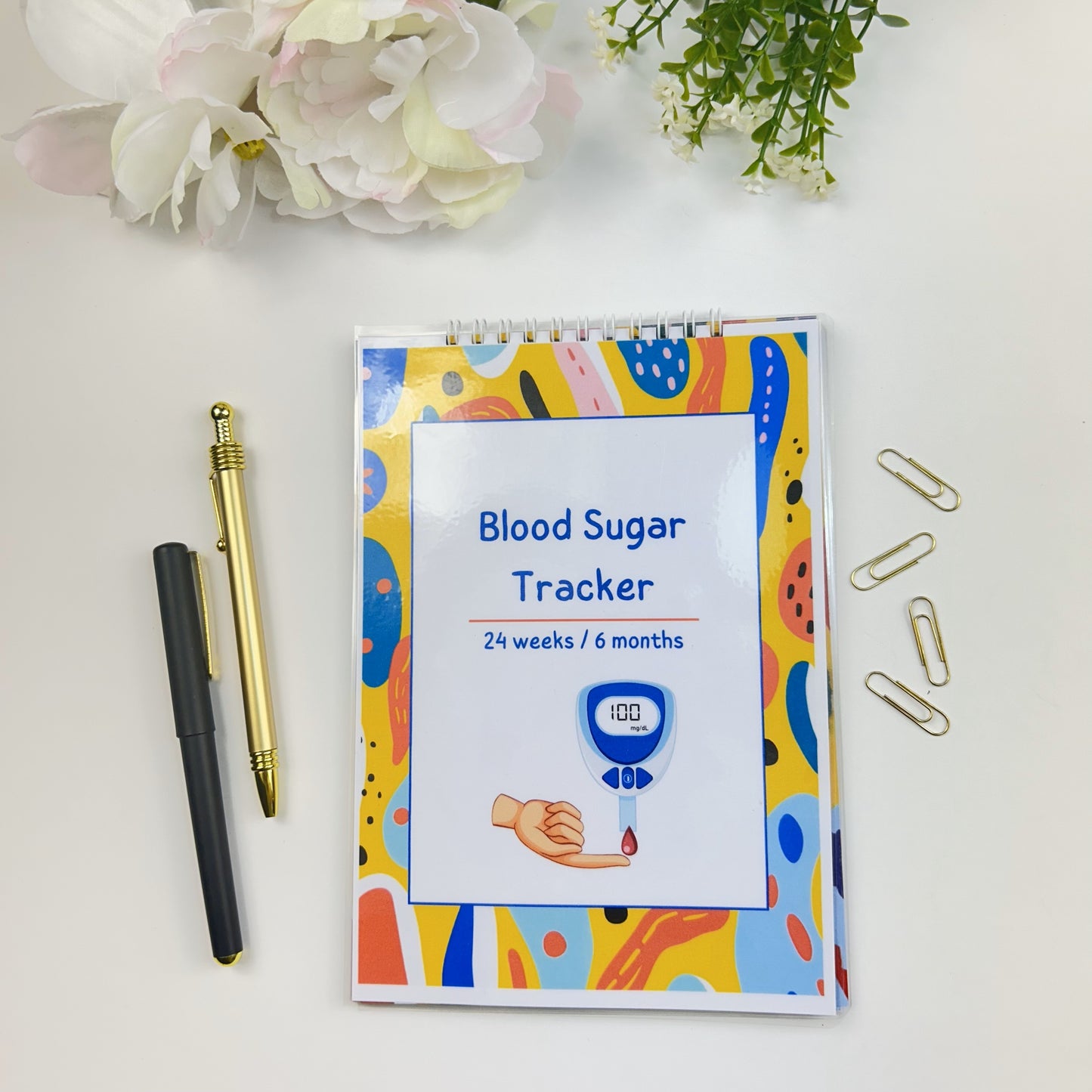 A5 Blood Sugar Tracker