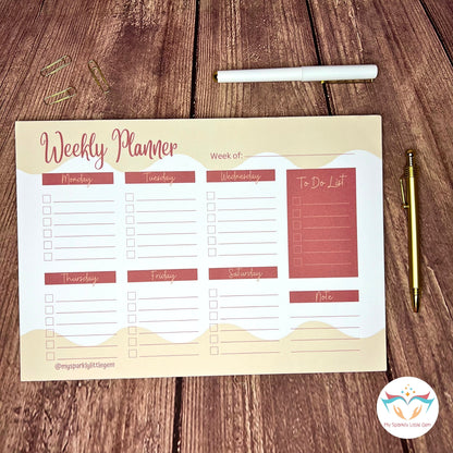 A4 Weekly Planner