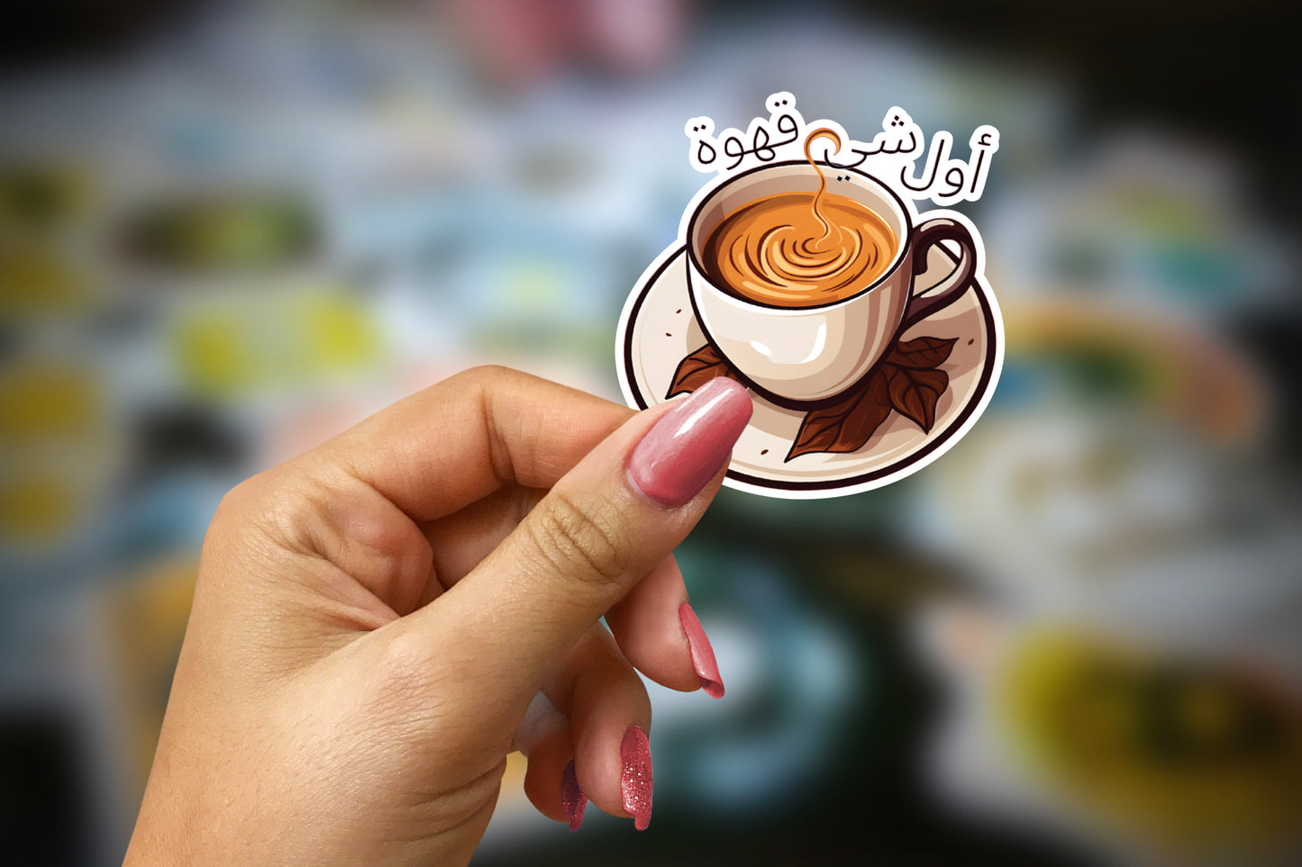 1st coffee Sticker