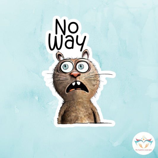 No Way Sticker