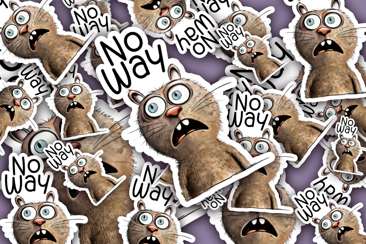 No Way Sticker