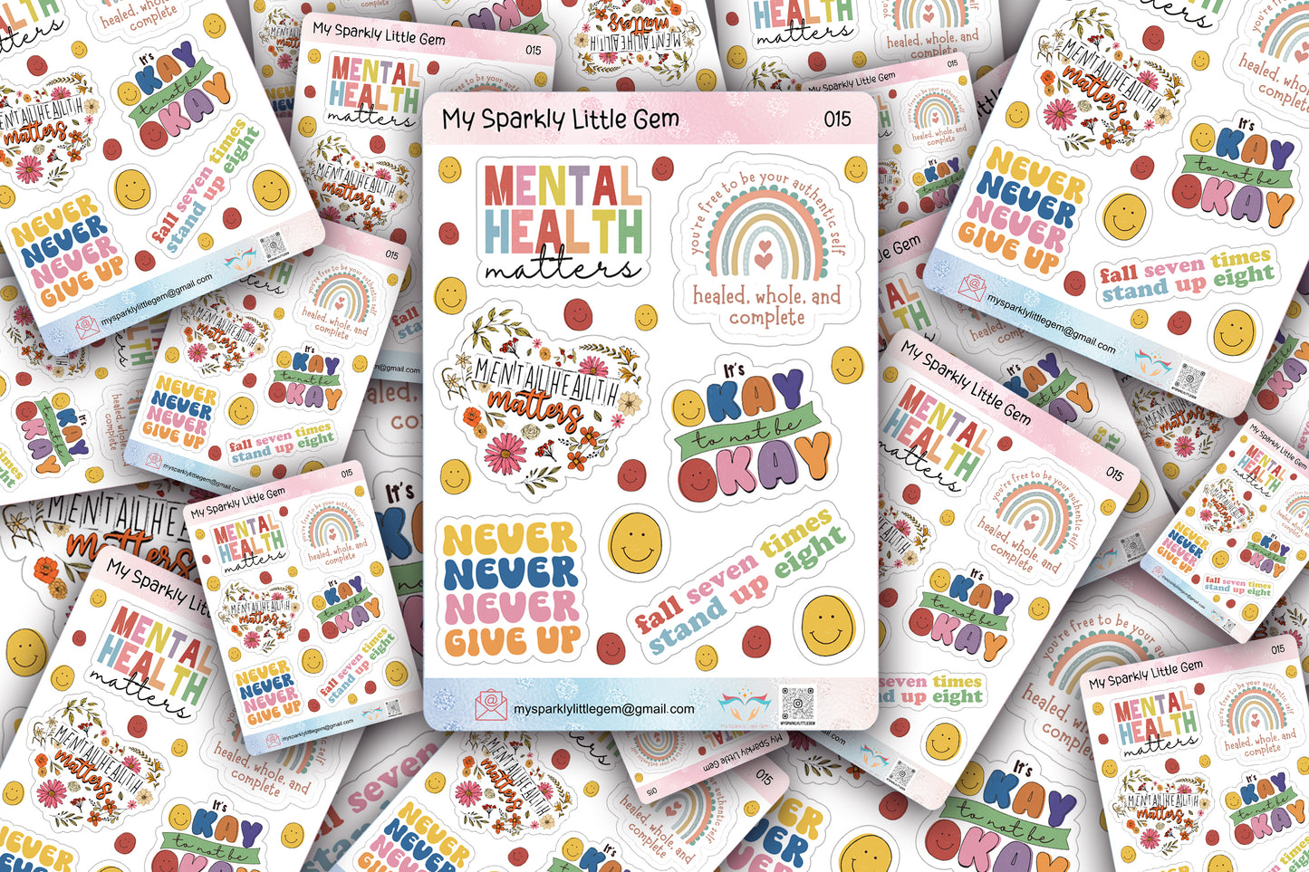 Mental Health Sticker Sheet