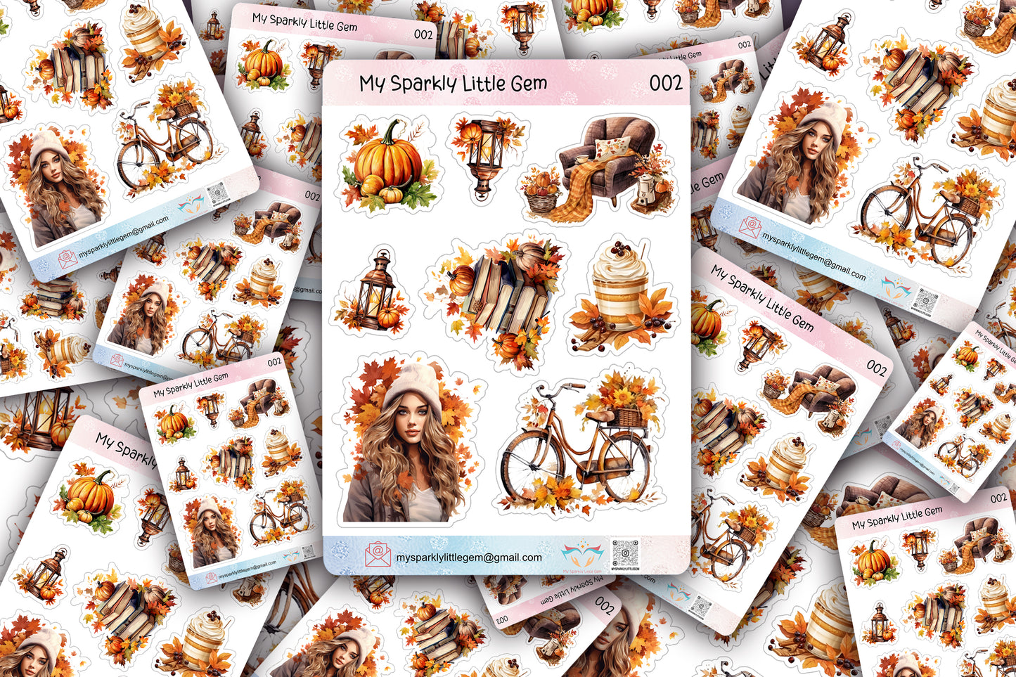 Fall Themed Sticker Sheet