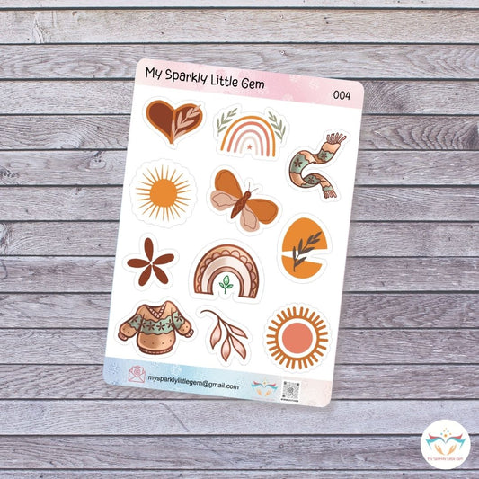 Boho Sticker Sheet