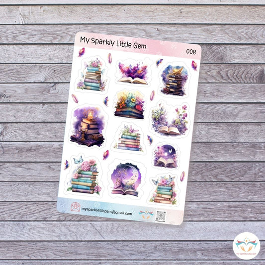 Magical Books Sticker Sheet