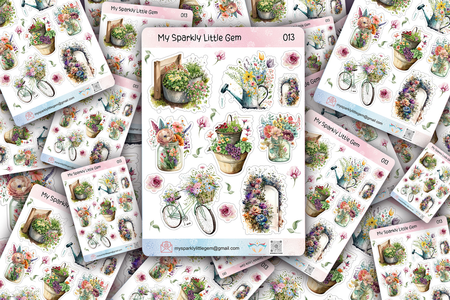 Flower Arrangements Sticker Sheet