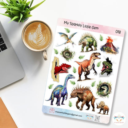 Dinosaurs Sticker Sheet