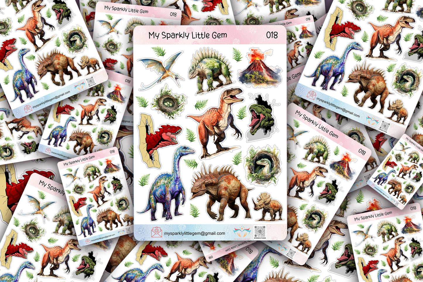 Dinosaurs Sticker Sheet