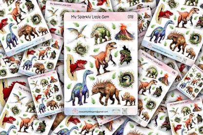 Dinosaurs Sticker Sheet