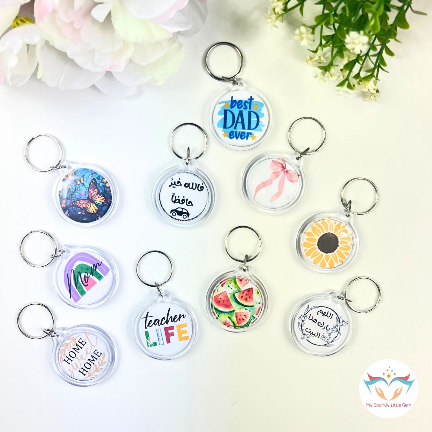 Circle  Keychain