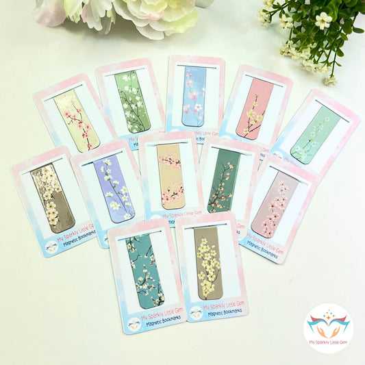 Floral Magnetic Bookmark